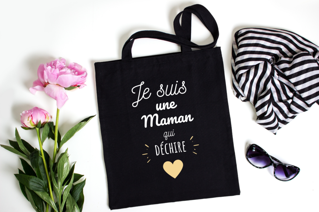 Tote bag maman qui déchire